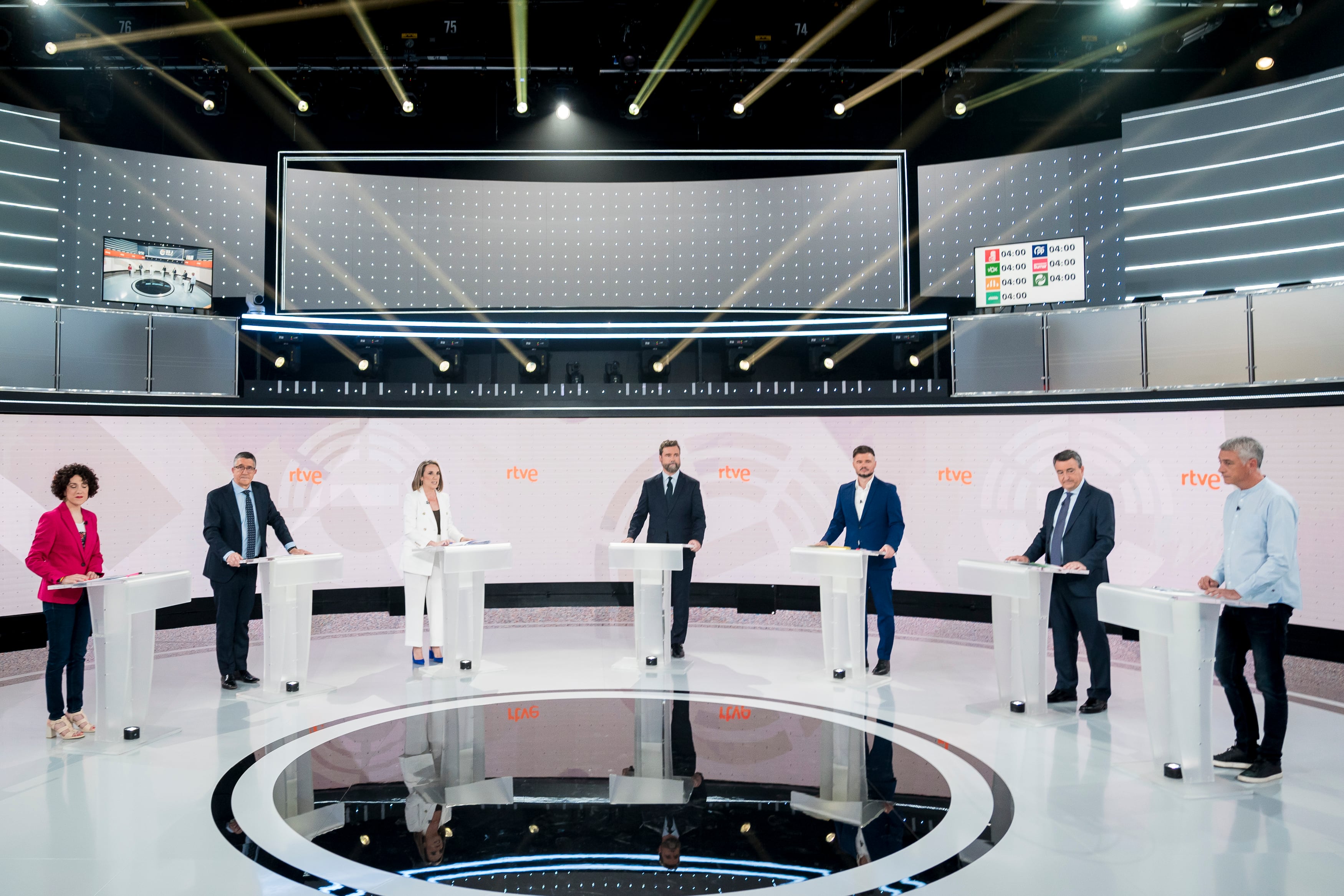 Debate electoral a siete de TVE.