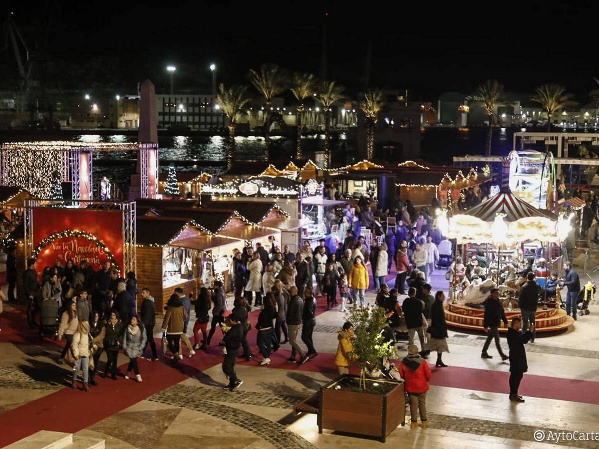 Vuelve el mercadillo navideño del Puerto de Cartagena