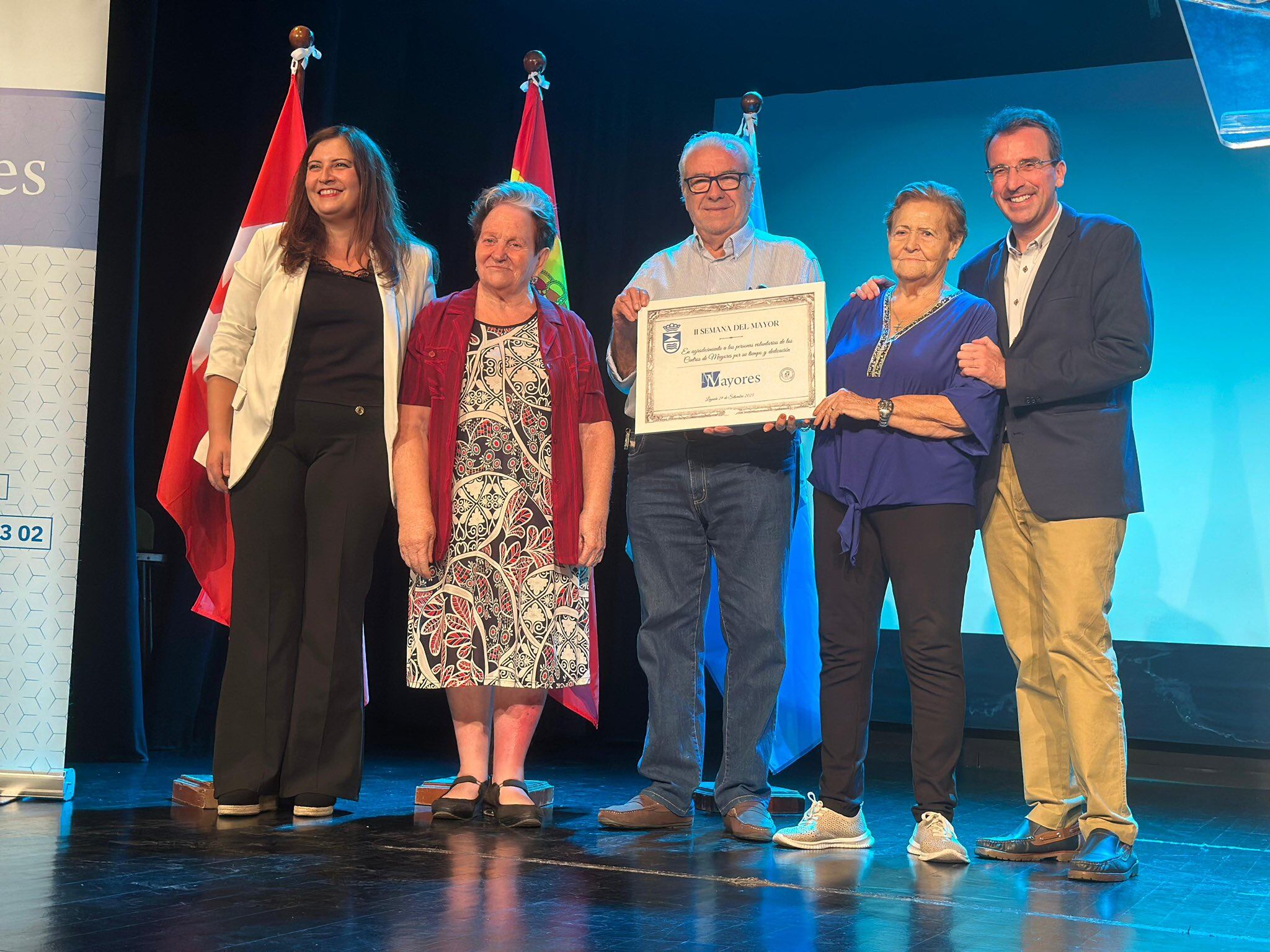 Acto institucional de la Semana del Mayor en Leganés