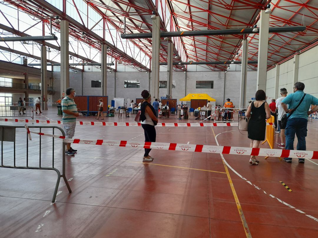 Agilidad en la vacunación en una de las jornadas con más personas convocadas
