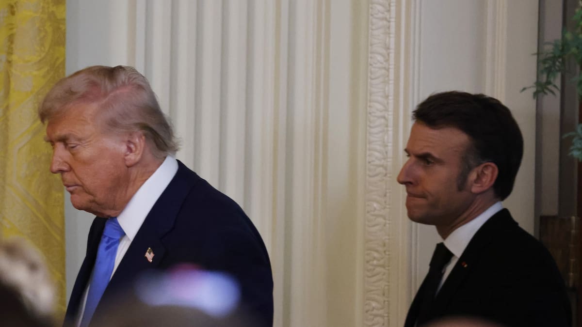 Trump se ríe de Macron con una imitación burlesca del acento francés: "Lo que quieras Donald, pero no se lo digas a la gente, te lo ruego"