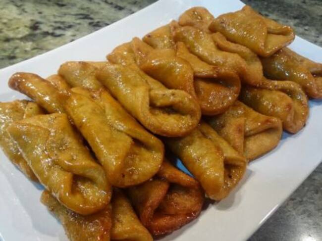 Pestiños, dulce típico navideño.