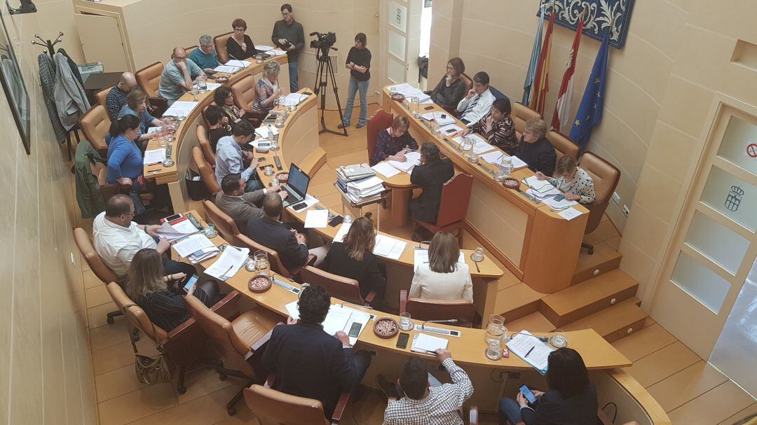 Pleno de la corporación municipal celebrado este lunes