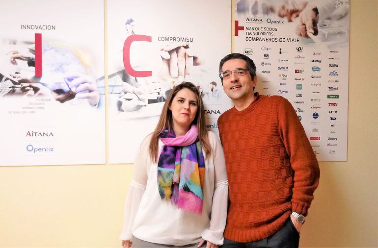 Raquel López González y Jose Carlos Herrero Perrino, les atenderán en las oficinas de Aitana Palencia