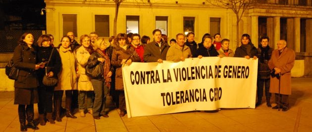 Una de las concentraciones cuando se hacían en la plaza de España.