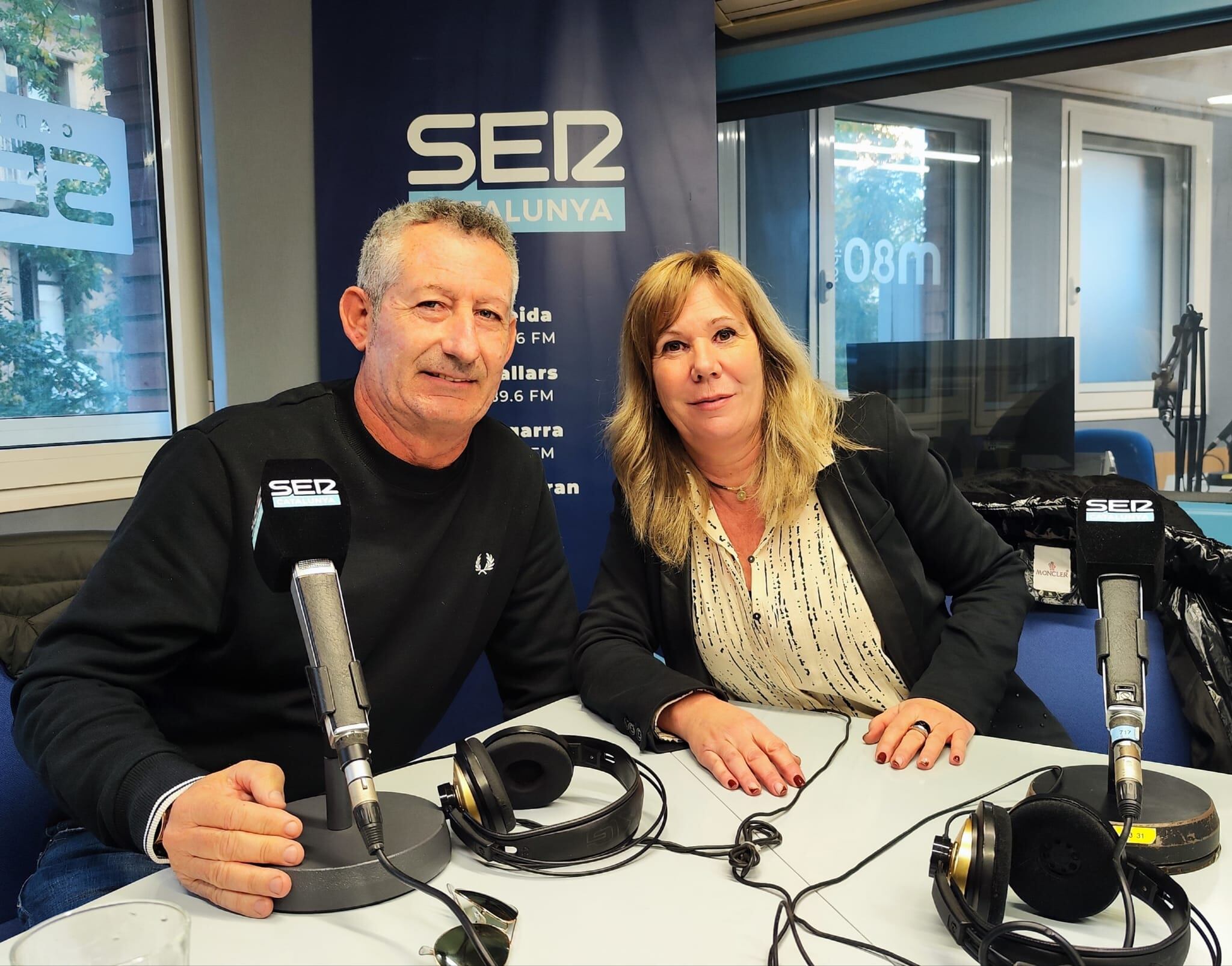 Josep Magrí és l'alcalde d'Ivars de Noguera i Imma Roca és l'alcaldessa d'Alguaire.