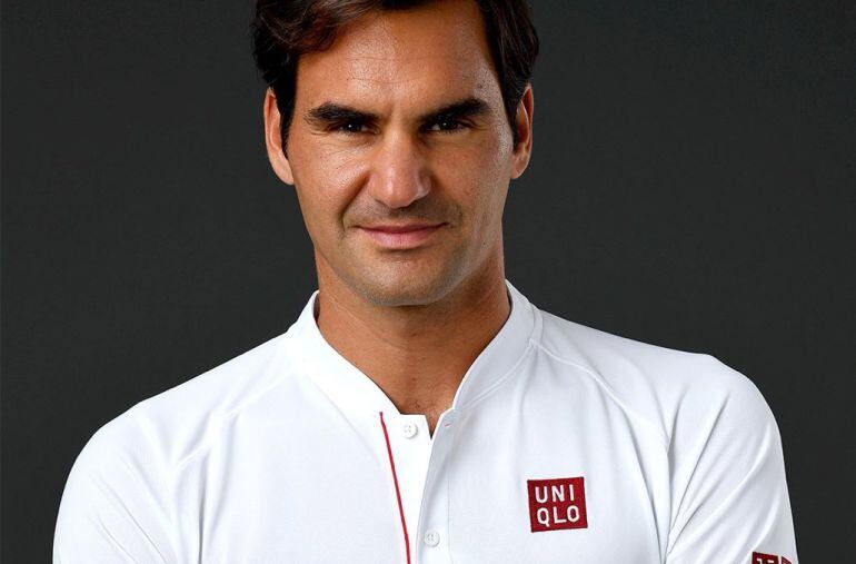 Federer, en su imagen promocional con la nueva marca que le viste