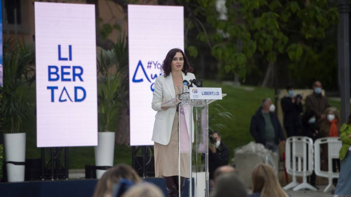 Ayuso en Leganés: "No hay que dar alas a las amenazas ni a los violentos"