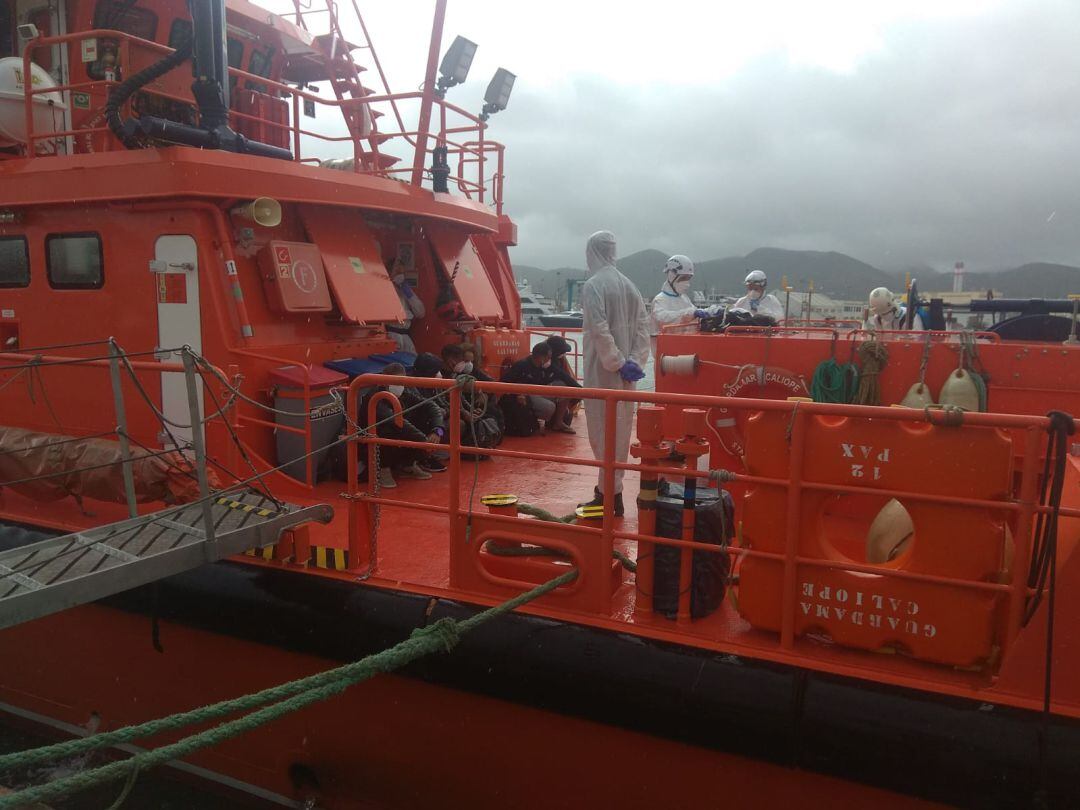 Salvamento Marítimo ha rescatado a los migrantes