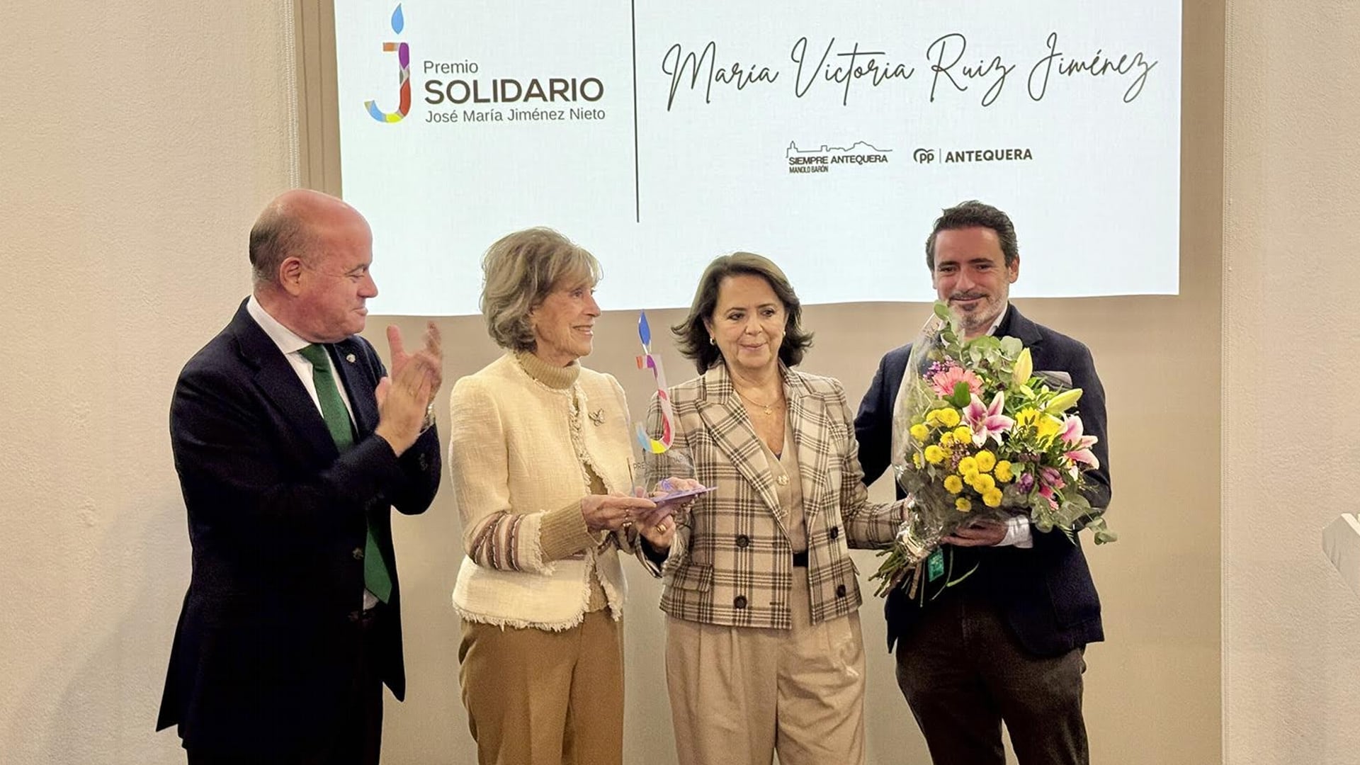 El PP de Antequera entrega el IV Premio Solidario ‘José María Jiménez Nieto’