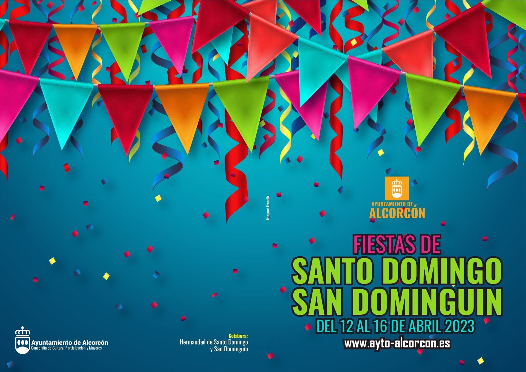 Cartel de las Fiestas de Santo Domingo  San Dominguín de Alcorcón