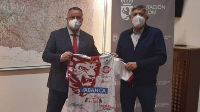 Eduardo Morán recibió a Tano Franco en la Diputación de León