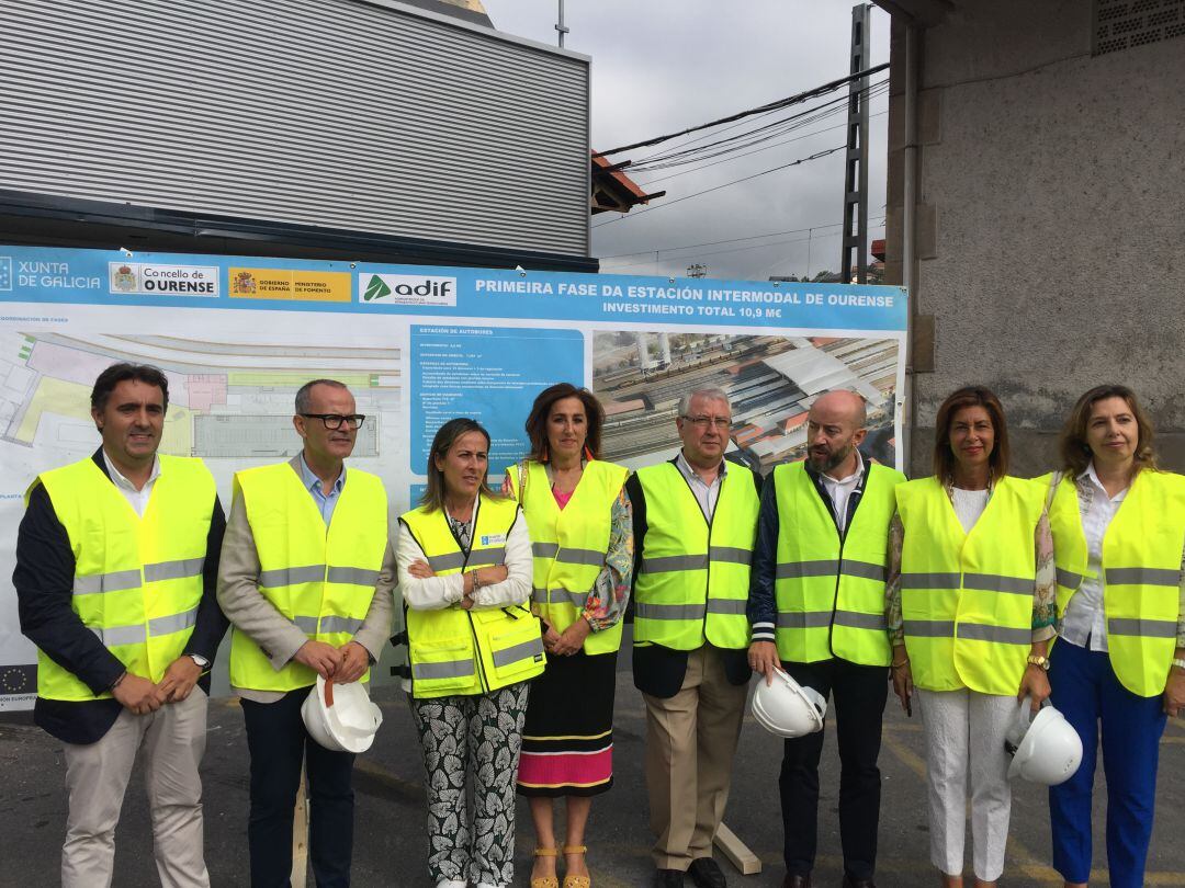 Imagen de archivo de la presentación de la primera fase de intermodal siendo alcalde Jesús Vázquez