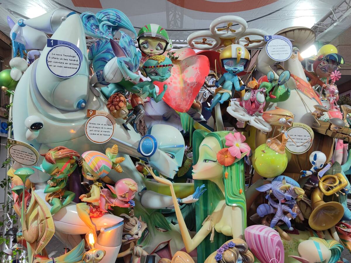 Falla Gayano Lluch, mejor falla infantil de València en 2022