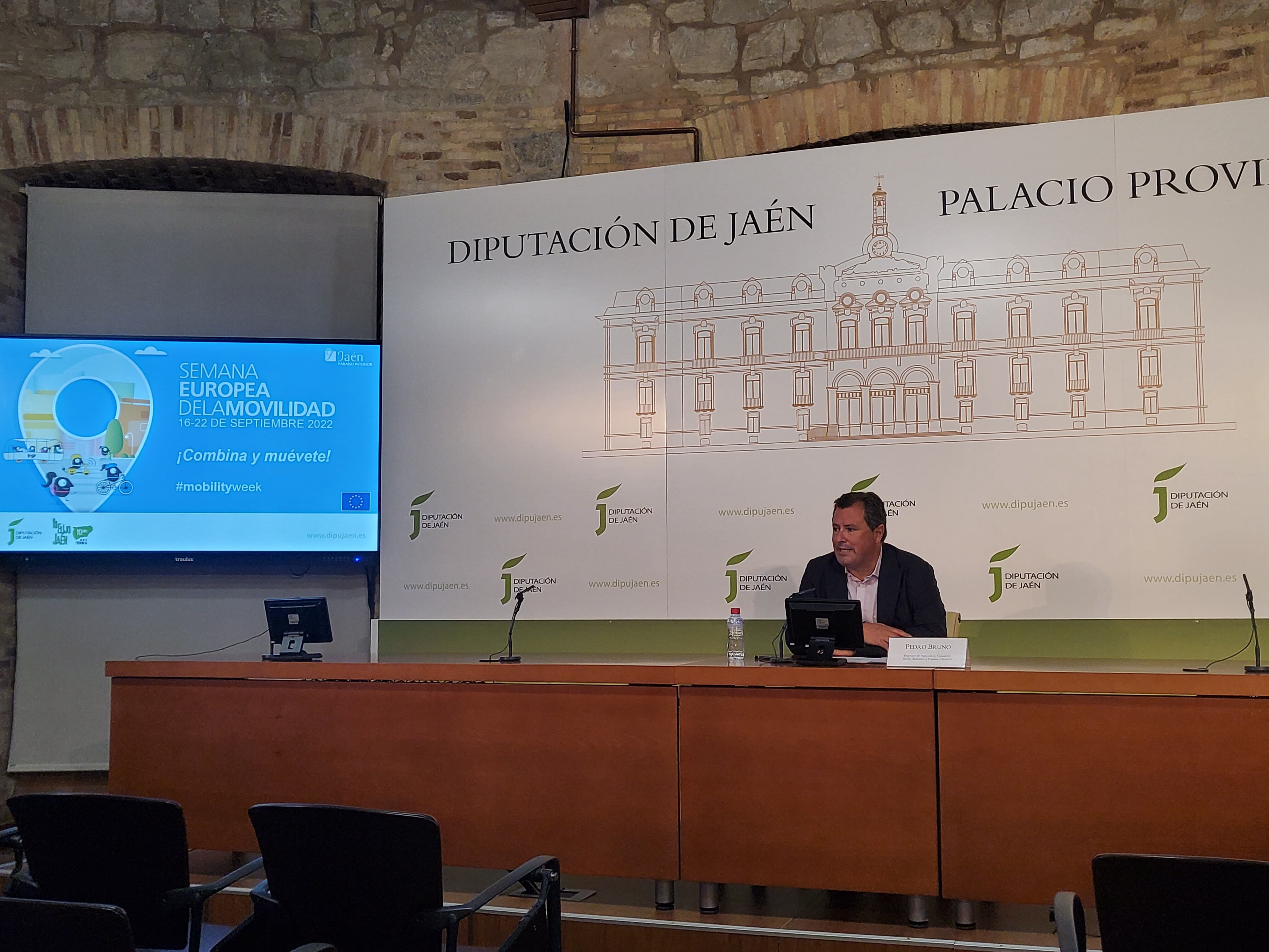Pedro Bruno presenta la Semana Europea de la Movilidad.