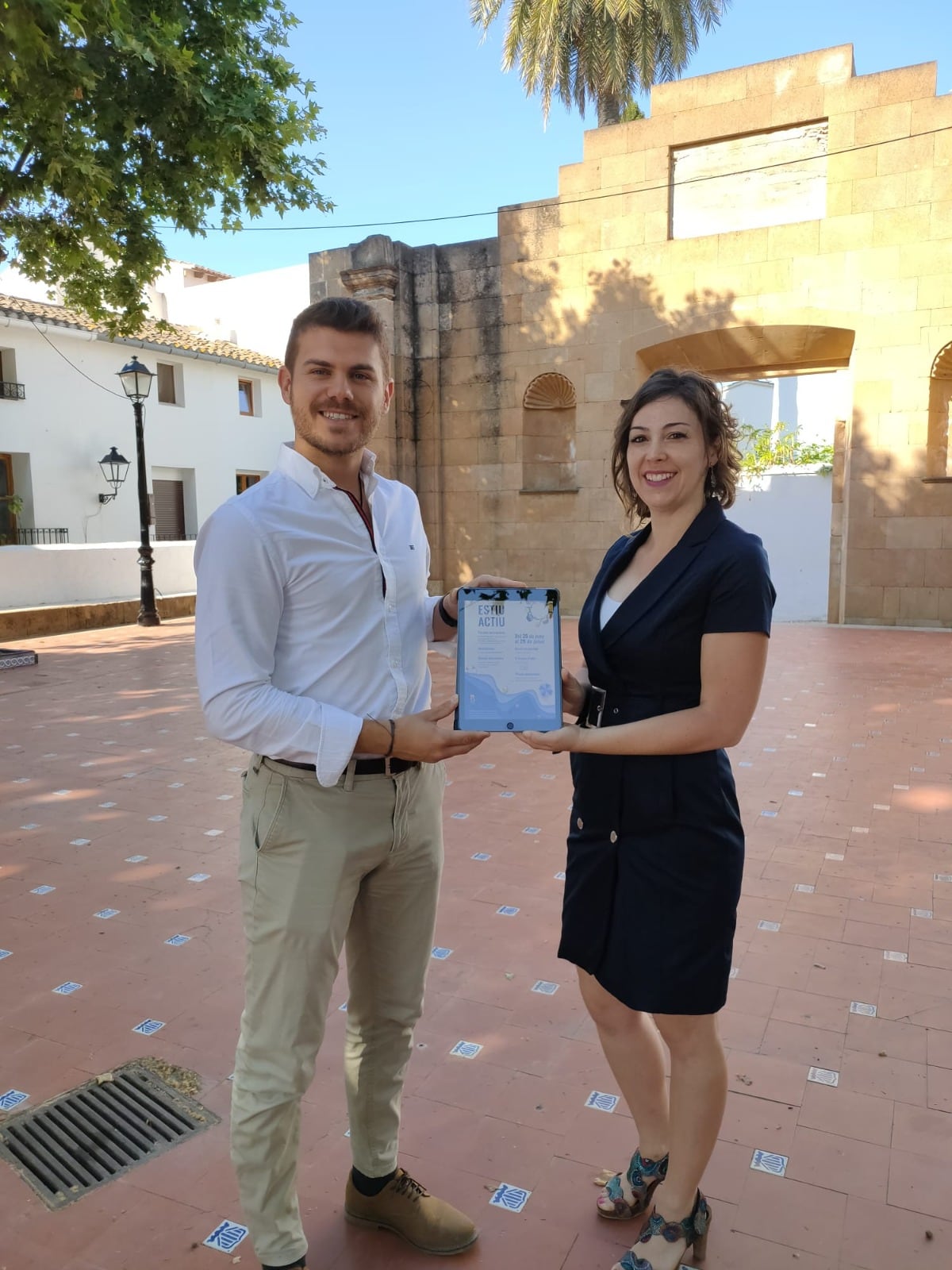 Los concejales Adrián Cabrera y Lorena Ivars presentan Estiu Actiu