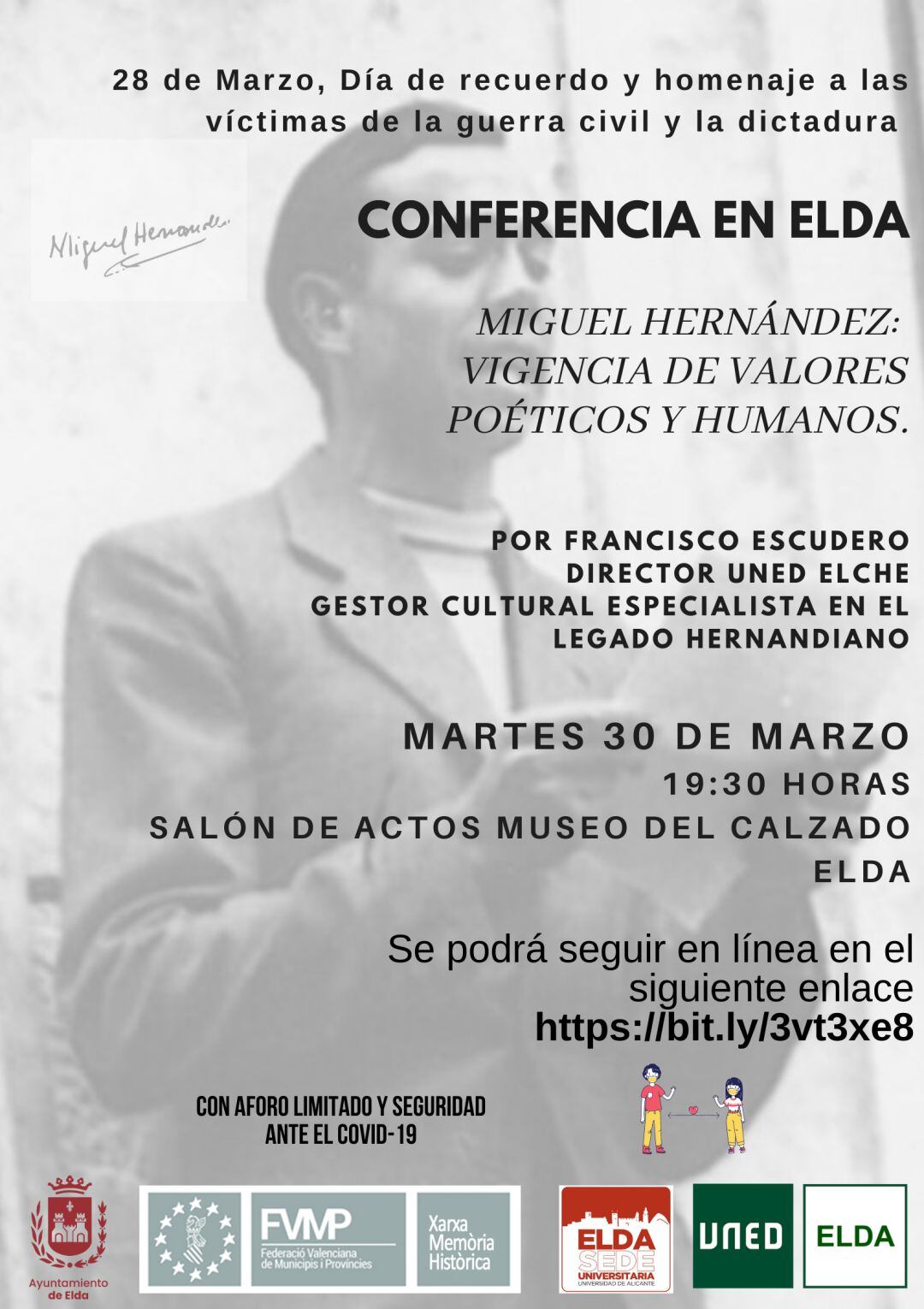 Conferencia sobre Miguel Hernández en Elda 