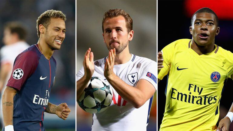 Neymar, Kane y Mbappé, candidatos a ocupar el puesto de Cristiano en el Real Madrid 