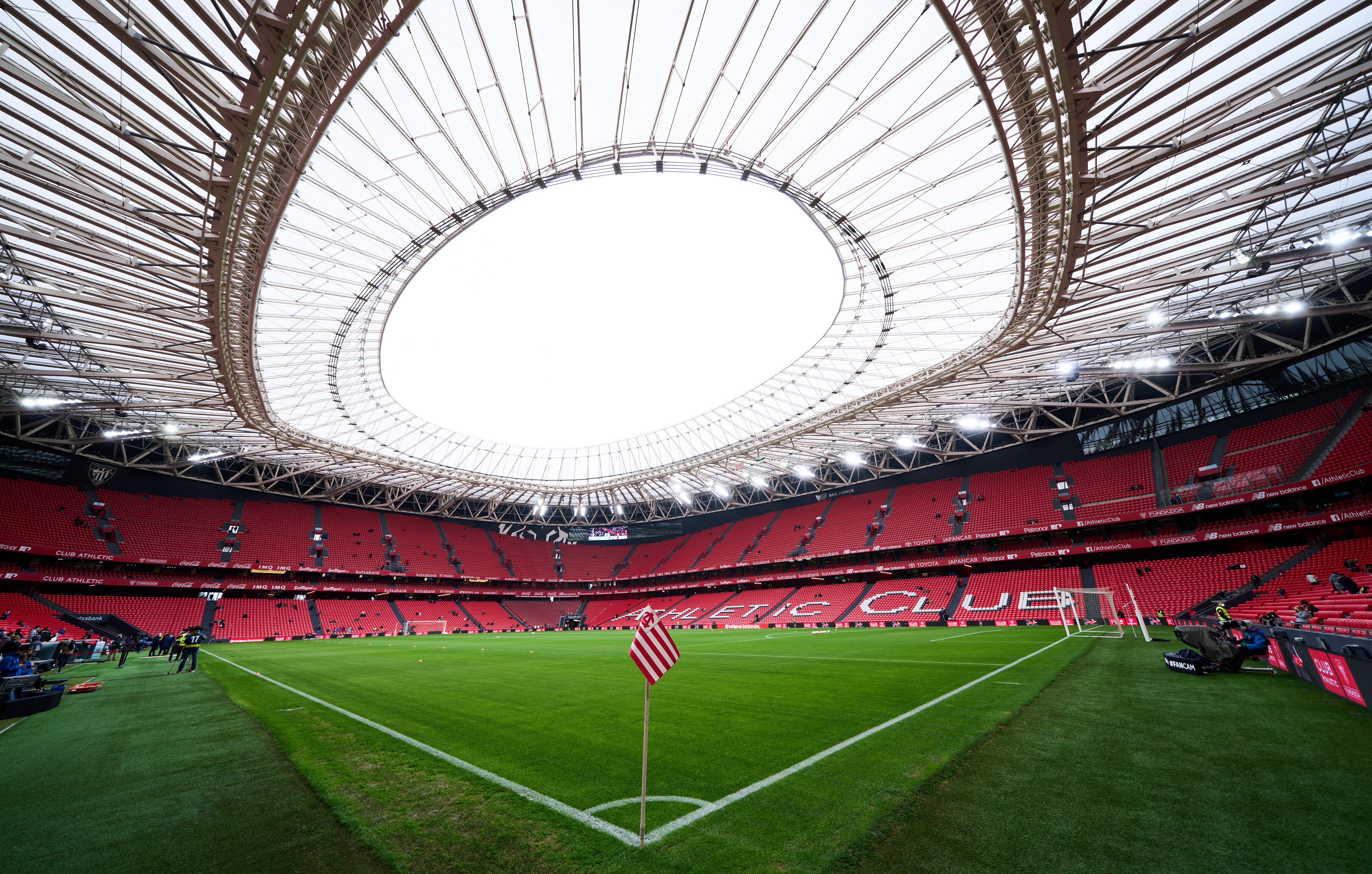 Vista general del estadio de San Mamés
