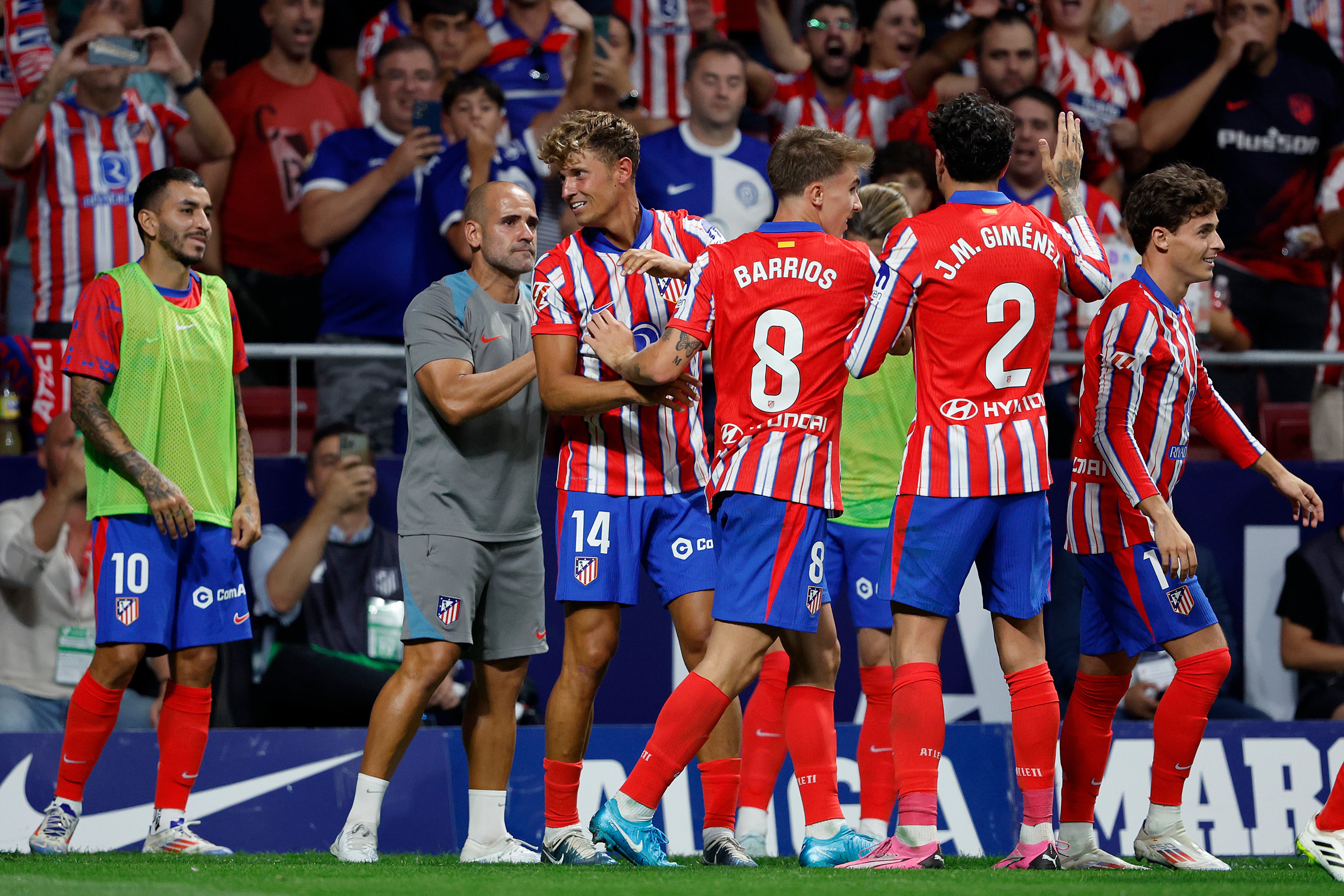 El Atleti se estrena con victoria en el Metropolitano