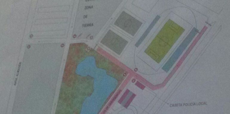 En color rosa, calles cortadas al tráfico durante la Feria de mayo