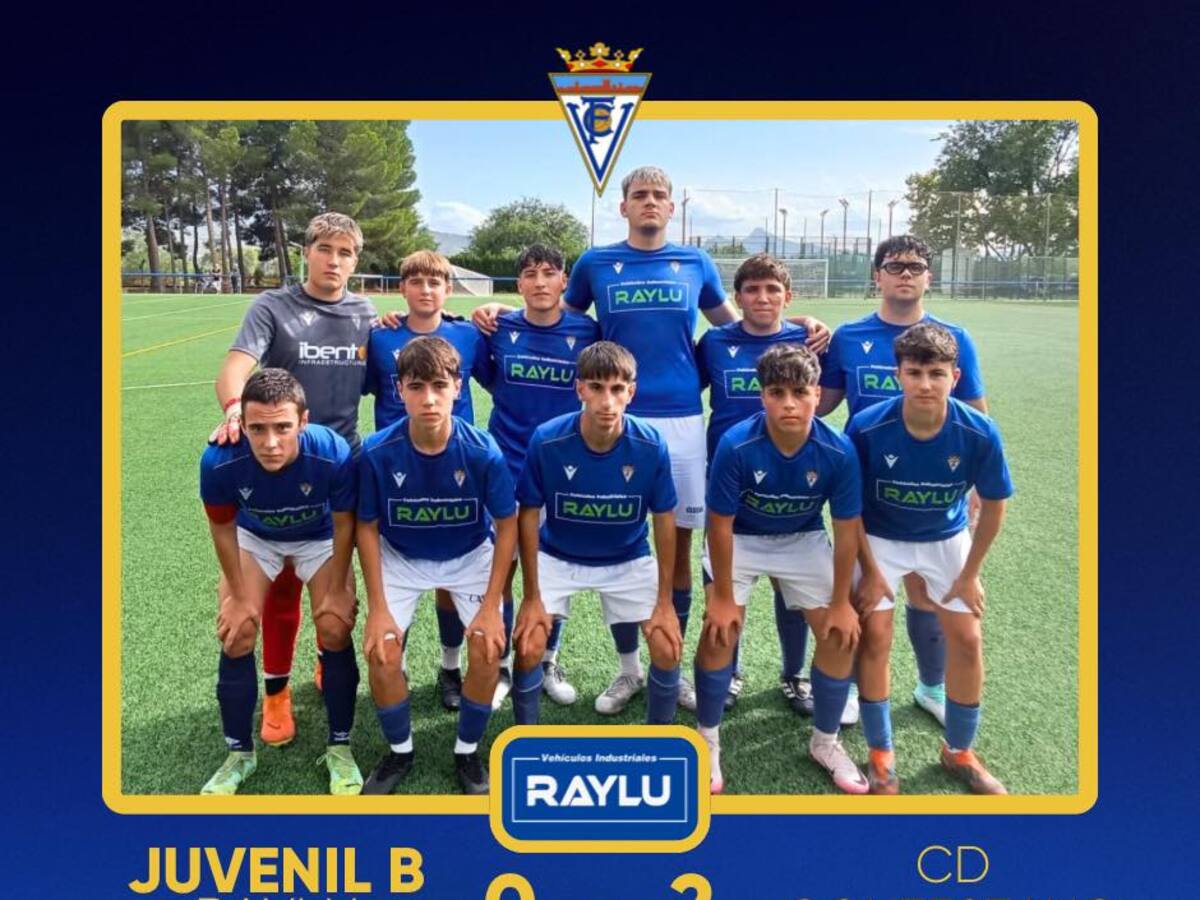 Fútbol base. Derrotas del Juvenil B y el Cadete A del Villena CF