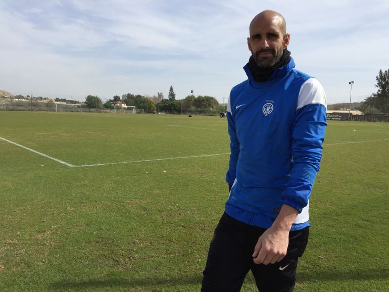 Chema Giménez, en las instalaciones de Fontcalent