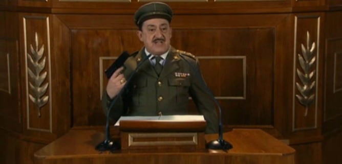 El personaje de Mauricio Colmenero asalta el Congreso