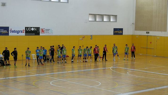 El Balonmano Zamora en Esplugues (foto de Nacho Aguilar)