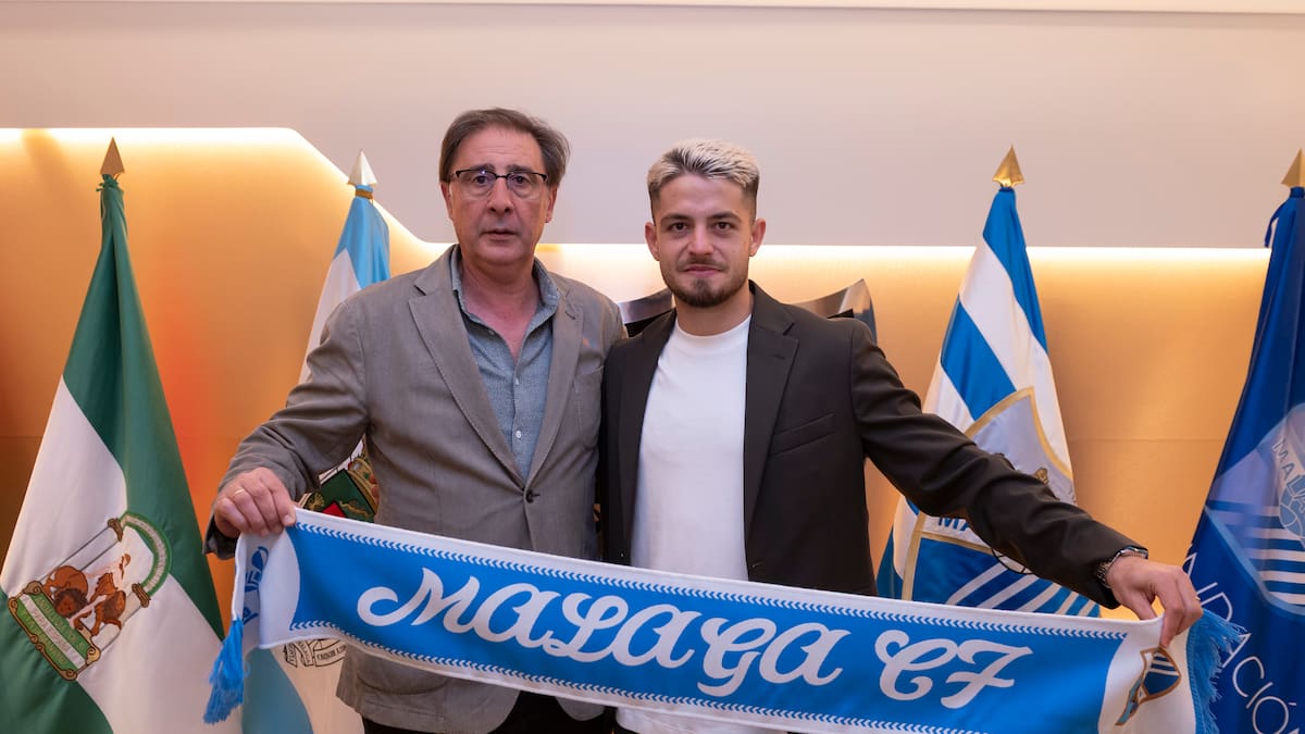 Dani Lorenzo amplió su contrato con el Málaga hasta 2028 con opción a una temporada más