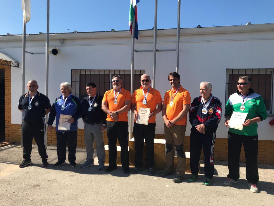 Mejores tiradores del campeonato andaluz de Tiro Olímpico 2019