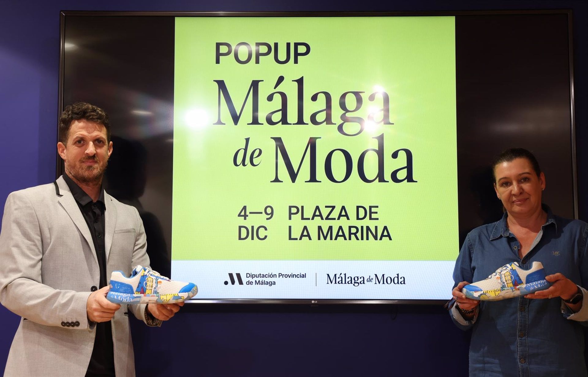 La diputada provincial de Desarrollo Económico Sostenible, Esparanza González, ha presentado la celebración del pop up store de Málaga de Moda que tendrá lugar del 4 al 9 de diciembre en la plaza de la Marina