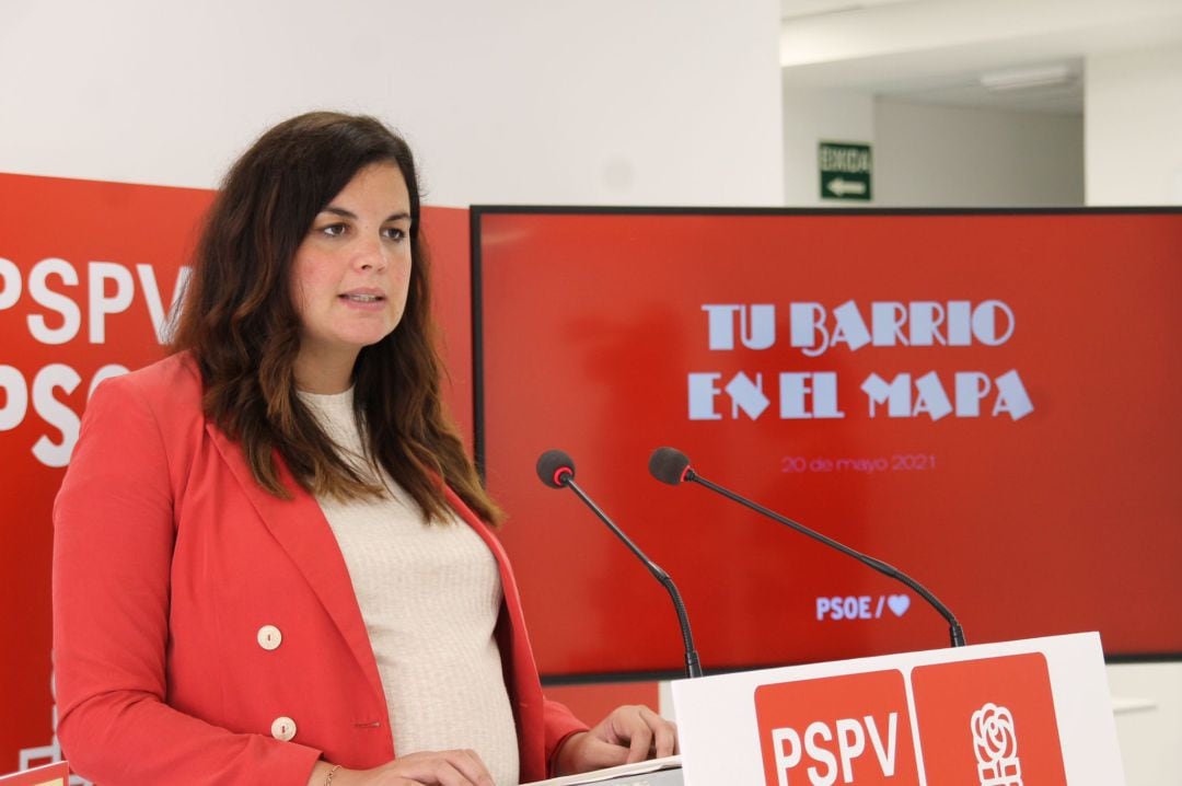 La portavoz socialista, Sandra Gómez 