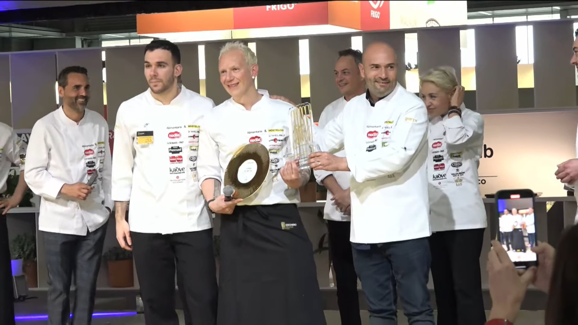 Toño Rodríguez, con su Premio Mejor Cocinero del Año