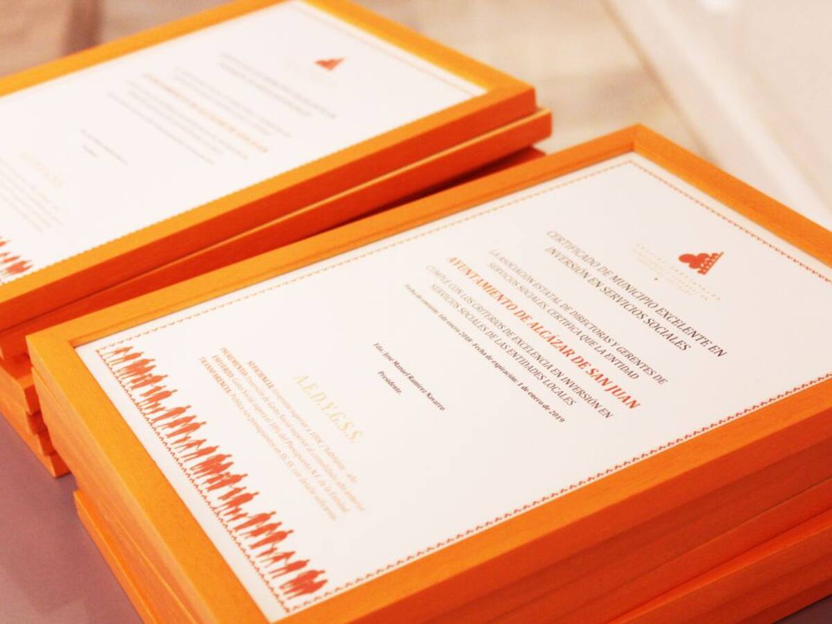 Alcázar de San Juan continúa en la 'excelencia' de inversión social