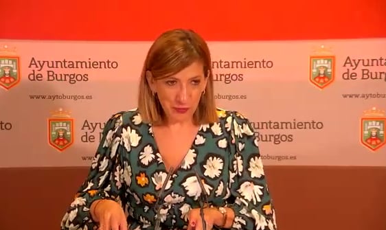 Nuria Barrio durante la rueda de prensa