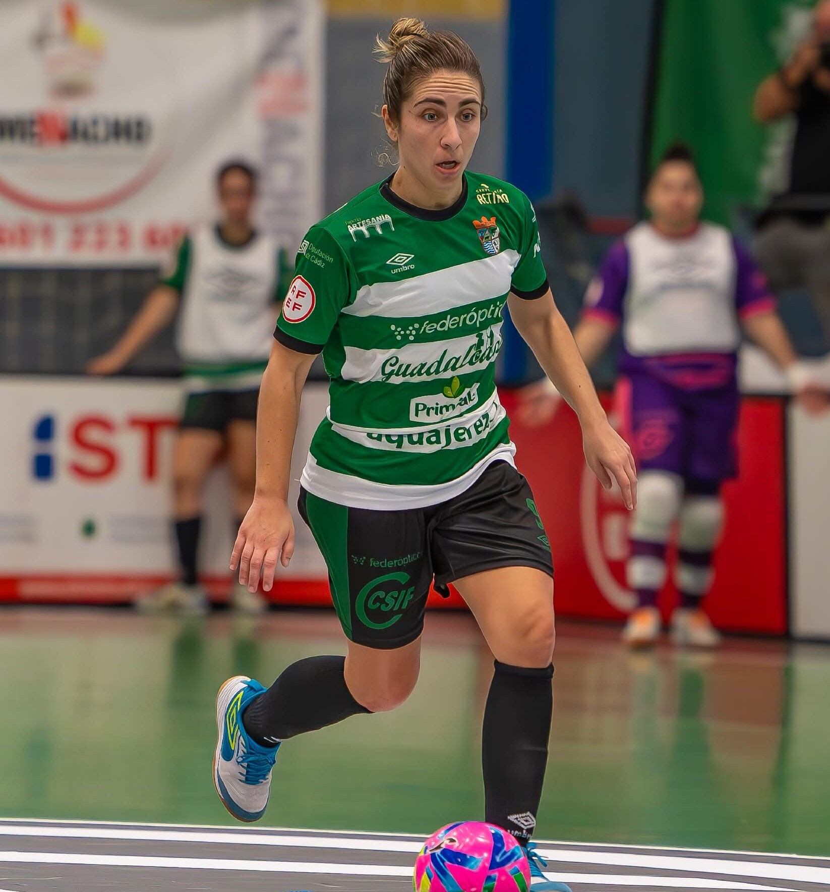 Amelia Romero jugadora del Guada FSF durante un partido