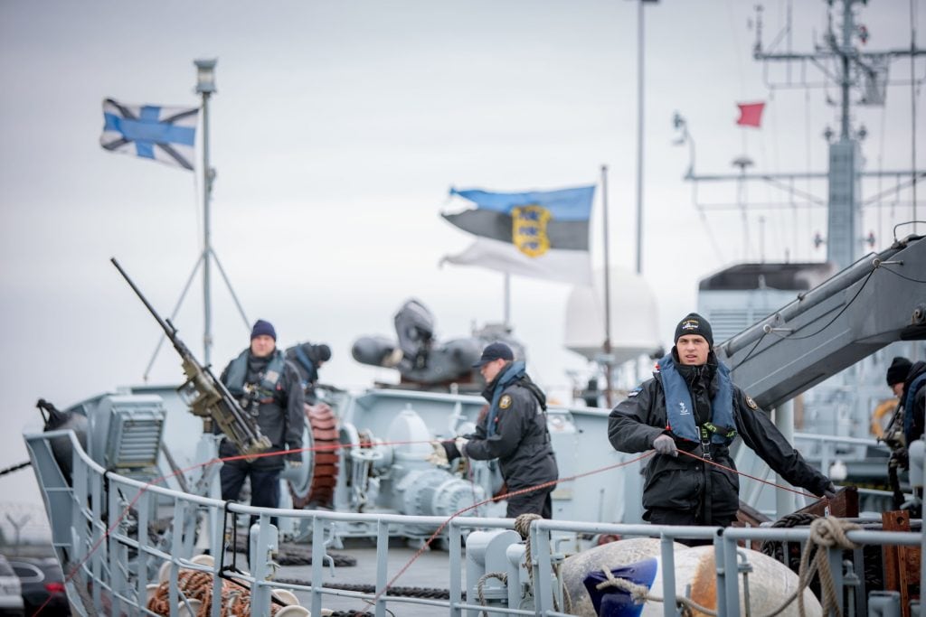 Un barco de la Marina de Estonia