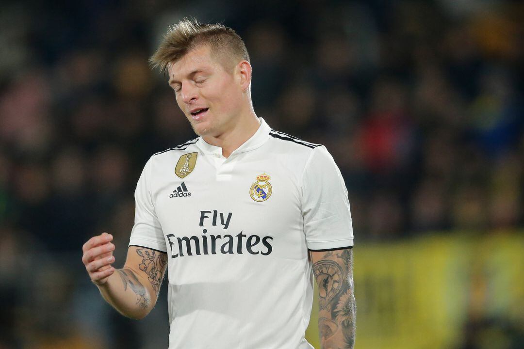 Kroos, en una acción del partido contra el Villarreal el pasado 3 de enero