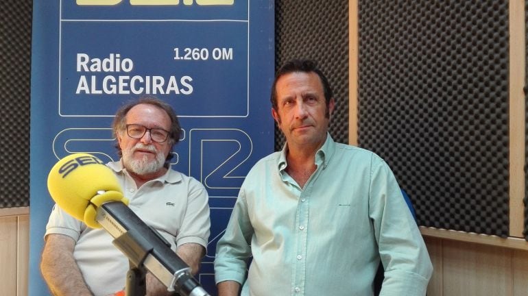 José Hidalgo y Juan Luís Moreno Retamino durante su intervención en el prgrama para presentar las Jornadas sobre el Sistema Electoral Español.