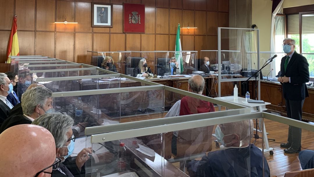 El exalcalde de Jaén, José Enrique Fernández de Moya, durante su declaración como acusado en el juicio del Caso Matinsreg.