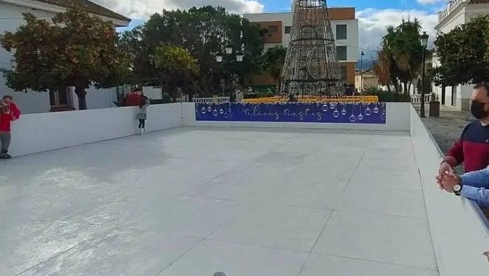 Pista de patinaje en Los Barrios