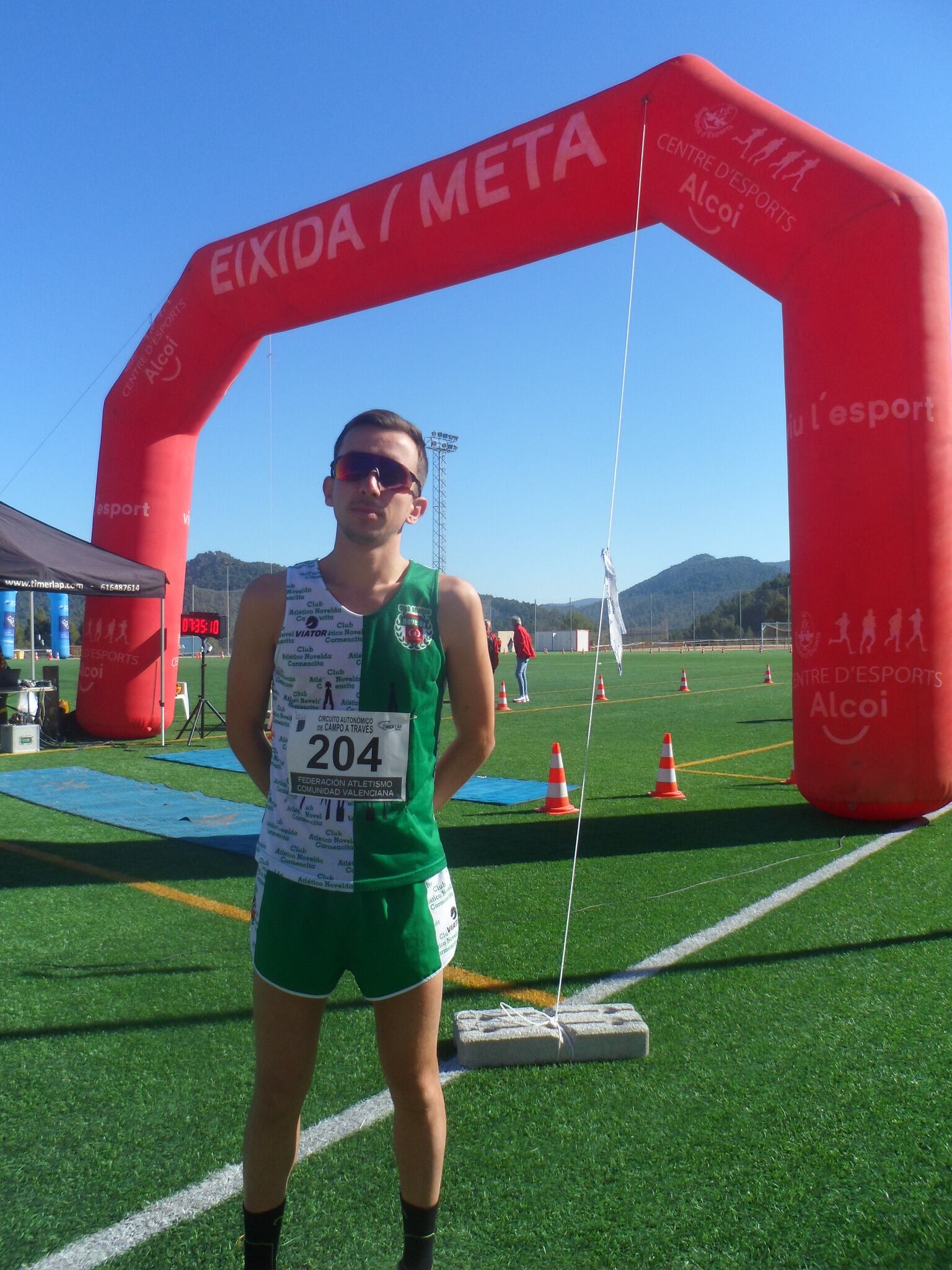 Carlos, en la competición