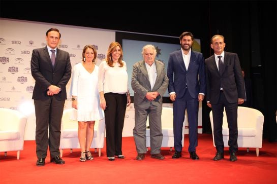 Inauguración del Congreso de la Sabiduría y el Conocimiento con José Mujica y Susana Díaz