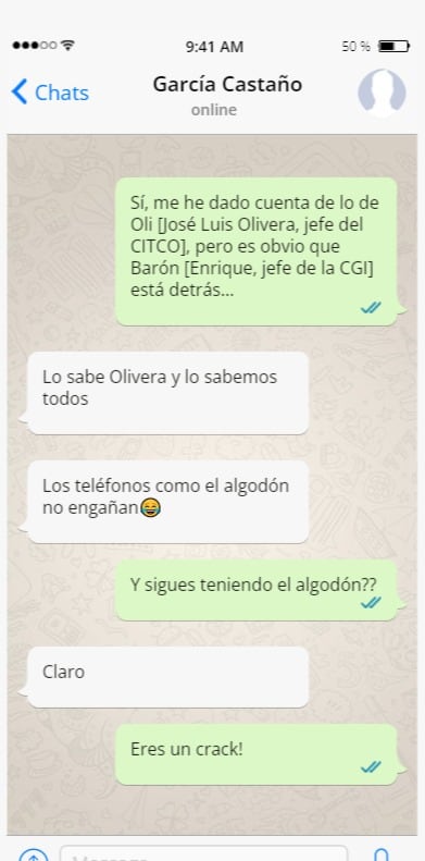 &quot;Los teléfonos, como el algodón, no engañan&quot;.