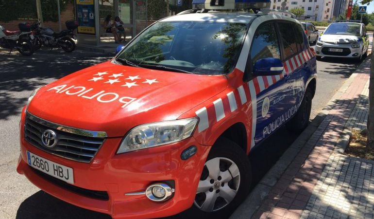 Coche de las Bescam de Alcorcón