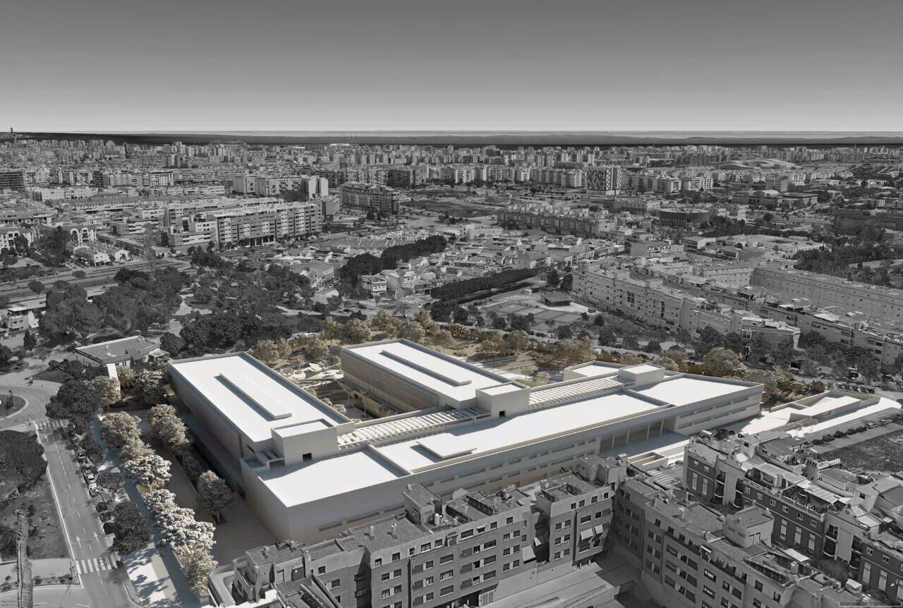 Recreación de la futura Universidad Europa en Teatinos