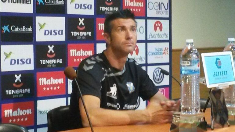 José Luis Martí en la sala de prensa