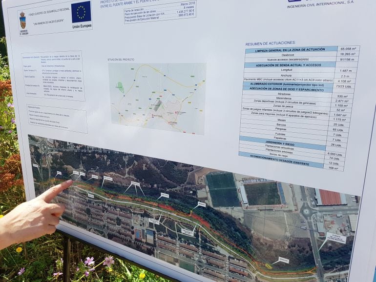 Infografía y datos del proyecto del río Henares