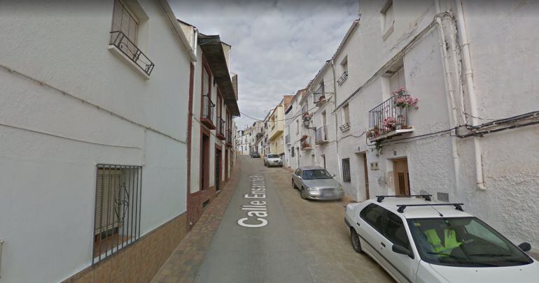 Calle donde se produjo el incendio